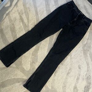 A&at Skinny High Rise black wash jeans